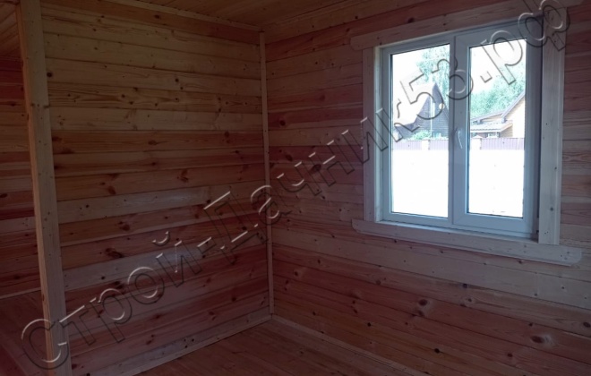 4 Брусовой дом  ОД-34, 6х6м, 37М², Московская область, Истринский район, СНТ «Новатор» (1)